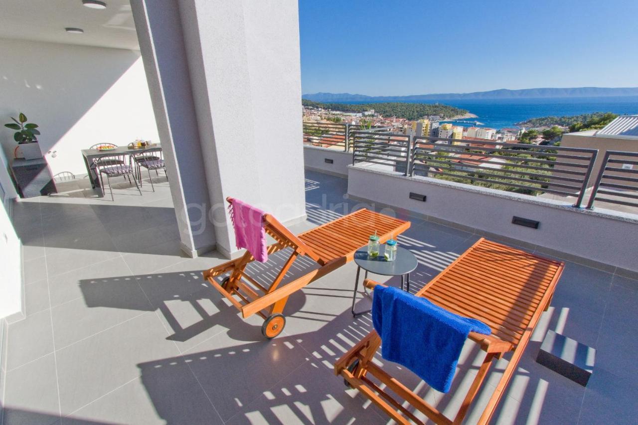 Penthouse With Panoramic View Ally Makarska Exterior foto